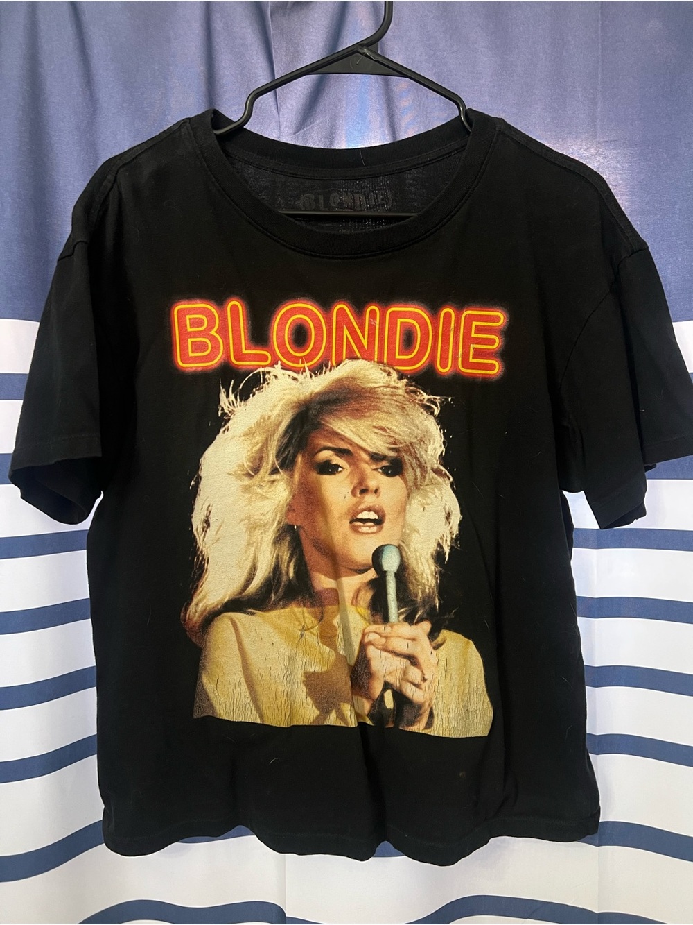 BLONDIE Band Graphic Tee in Black and Yellow